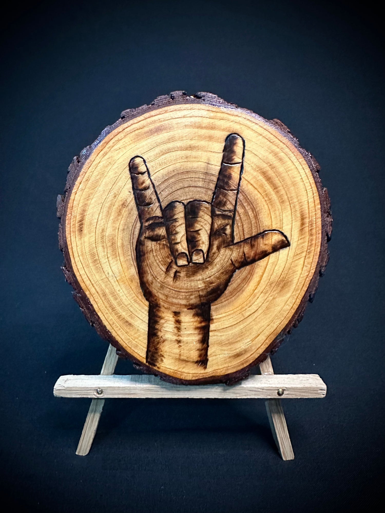 Wood Log Pyrography Collection